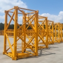 Used Zoomlion Model 6010 Flat Head Tower Crane 6 Ton 60m Jib Length High Efficiency PLC Motor High Load Moment CE Certified